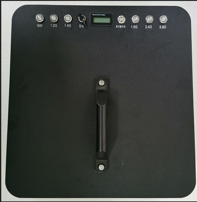 Portable Shield-type Six-channel Drone Countermeasures Equipment With UHF Sweeping For Intercepting