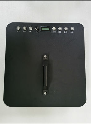 Portable Shield-type Six-channel Drone Countermeasures Equipment With UHF Sweeping For Intercepting