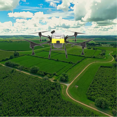 Powerful Motor Protection Carbon Fiber Drone Perfect for Sowing Seeds and Avoiding Obstacles in Agricultur