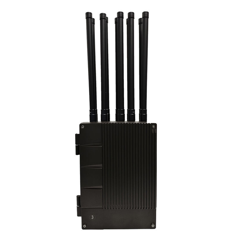 Electromagnetic 5km Drone Jammer Frequency Blocker UAV Countermeasures Equipment