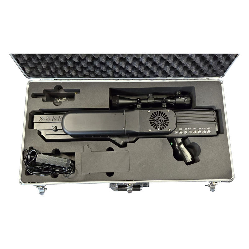 100V-240V GPS Drone Gun Jammer UAV Detection Interferes