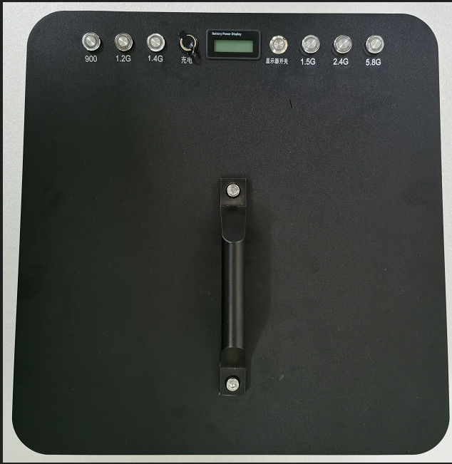 Portable Shield-type Six-channel Drone Countermeasures Equipment With UHF Sweeping For Intercepting
