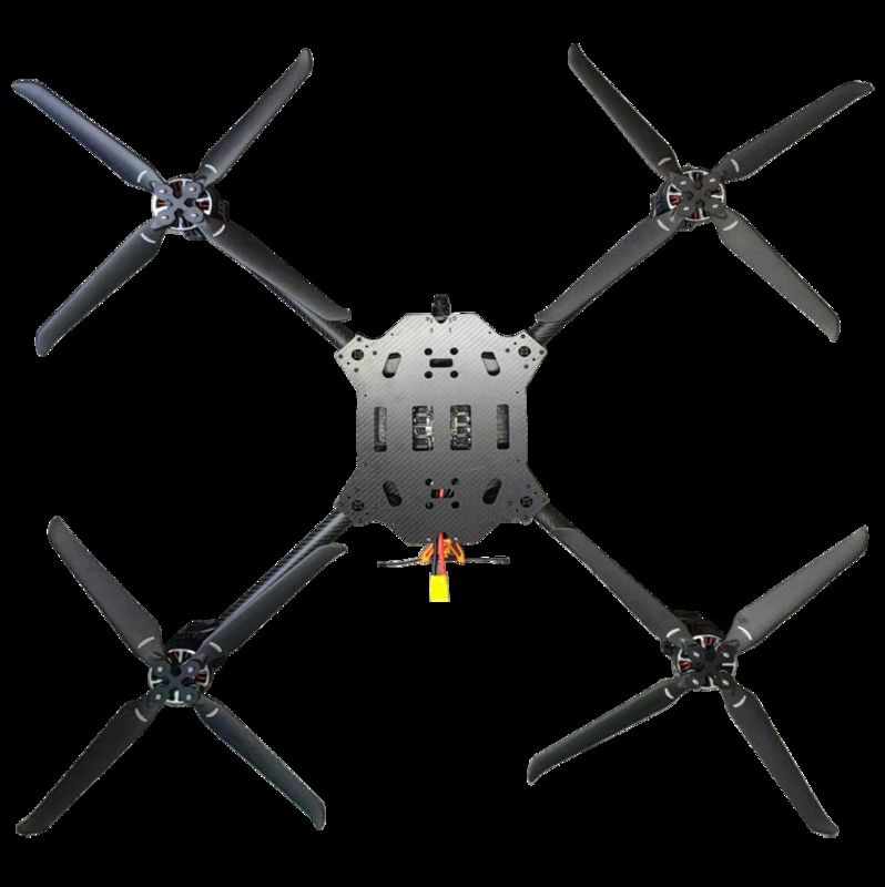Professional Grade 18-inch FPV Drone with LekDro Carbon Fiber Frame and F405 FC Blheli-S 120AESC 4in1 Stack