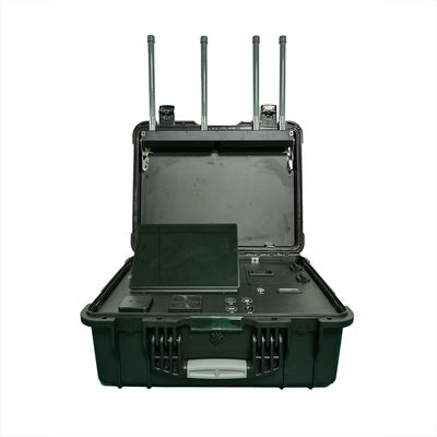 Handheld koffer drone signaaldetector positioneringsjammer systeem 5.8G