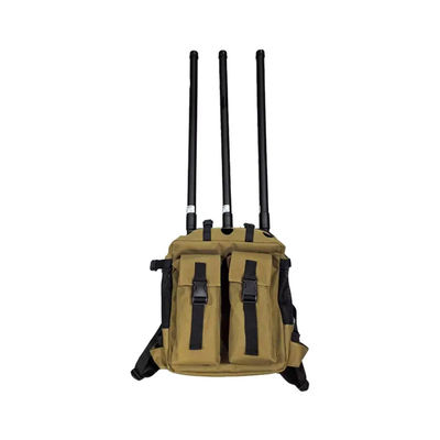 Equipamento de detecção de drones 220V Mochila UAV Defesa 4 Banda 1.5KM