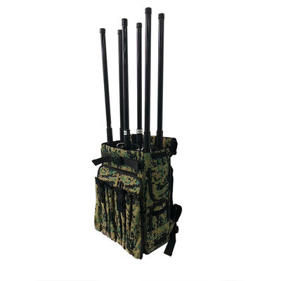 6 Band 2KM Counter Drone Störung Rucksack Mobilfunksignalstörer
