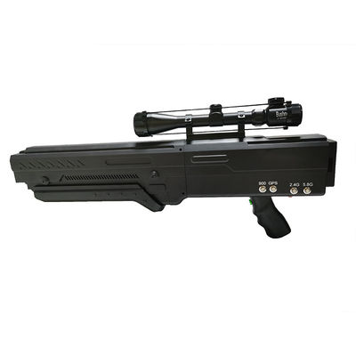 4 băng tần UAS Jammer UAV Phản ứng Drone Detection Defense Gun 2KM