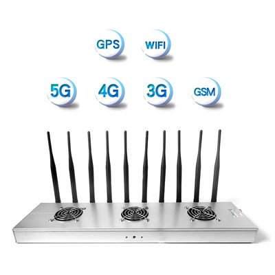 GSM CDMA 4G Jammer tín hiệu điện thoại di động Đèn di động cho bảo tàng
