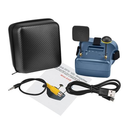 008D 4,3-Zoll FPV Zubehör Digitales DVR Vielfalt Brille Dual Antenne 2000mAh