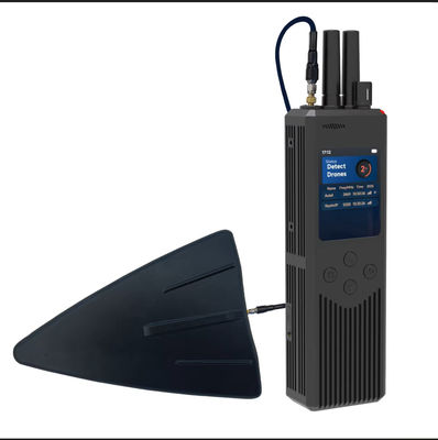 Detector de drones portátil compacto con control por teléfono móvil y antena DF de 300 mm