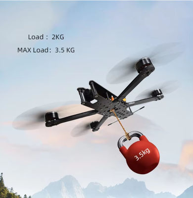 โดรน FPV ขนาด 7 นิ้ว ราคาประหยัด บรรทุกน้ำหนัก 2 กก. พร้อม Servo Camera 100hW ELRS