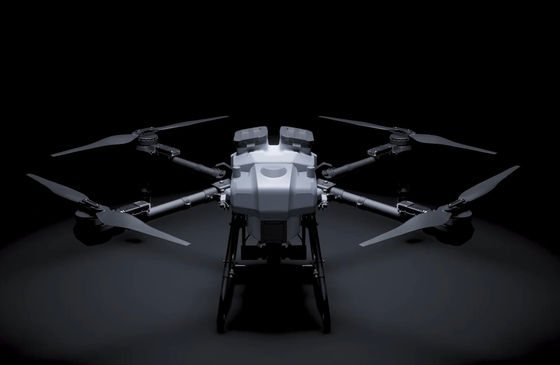 Dron con bomba de doble rotor de alto flujo, contenedor integrado y módulo de pesaje preciso, de desmontaje rápido
