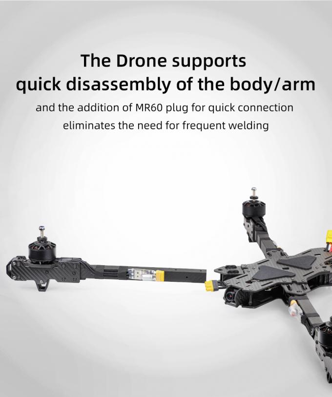 Long Distance 15inch Carbon Fiber Freestyle FPV Racing Drone Kit 1.6W 2W 3W